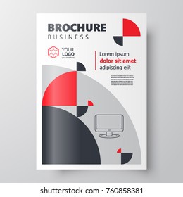 Circles Flyer brochure design template