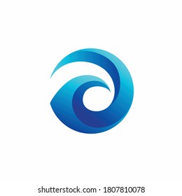 círculos que forman el logotipo vectorial de ondas