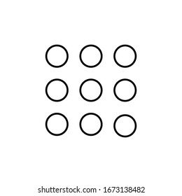 circles, geometric, element vector illustration