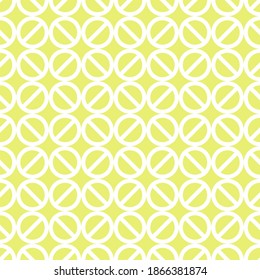 Circles geometric seamless pattern vector