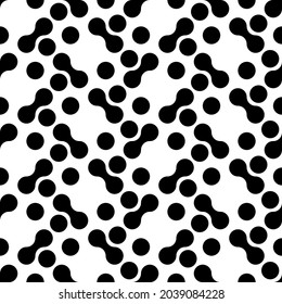 Circles, geometrical shapes seamless pattern. Modern ornament. Ethnic wallpaper. Geometric background. Contemporary backdrop. Digital paper, textile print, abstract image. Vector art work