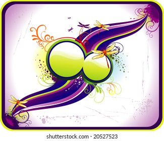 circles glossy vector