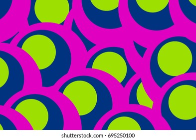 Circles. Greeting Card, Background and Gift Tags. Abstract Background.