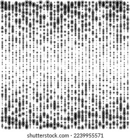 Circles halftone random pattern background. Vector illustration.