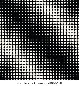  circles halftone seamless geometric gradient black and white  pattern