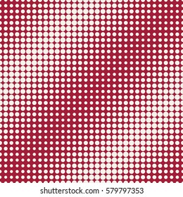  circles halftone seamless geometric gradient red  pattern