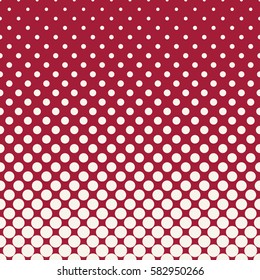  circles halftone seamless geometric gradient red  pattern