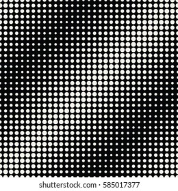  circles halftone seamless geometric gradient black and white  pattern
