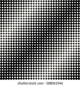  circles halftone seamless geometric gradient black and white  pattern