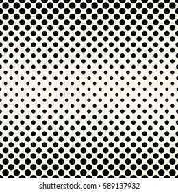  circles halftone seamless geometric gradient black and white  pattern