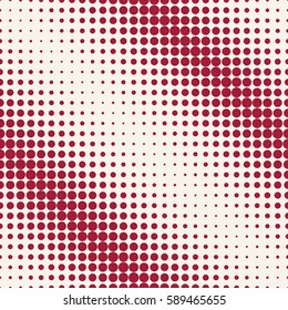  circles halftone seamless geometric gradient red  pattern