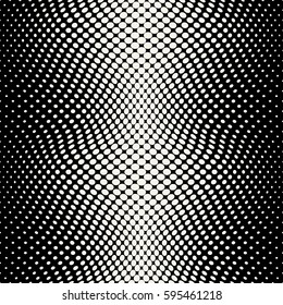  circles halftone seamless geometric gradient black and white  pattern