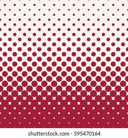  circles halftone seamless geometric gradient red  pattern