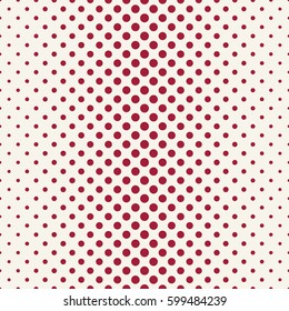  circles halftone seamless geometric gradient red  pattern