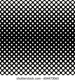  circles halftone seamless geometric gradient black and white  pattern
