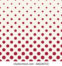  circles halftone seamless geometric gradient red  pattern