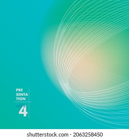 Circles idea motion network. Abstract circles design element. Vector shapes on blue background