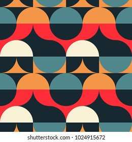 Circles illusion seamless pattern. For print, fashion design, wrapping wallpaper