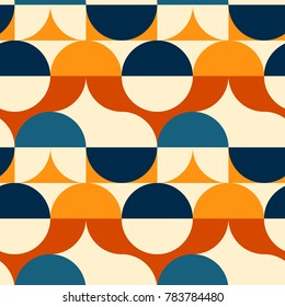 Circles illusion seamless pattern. For print, fashion design, wrapping wallpaper