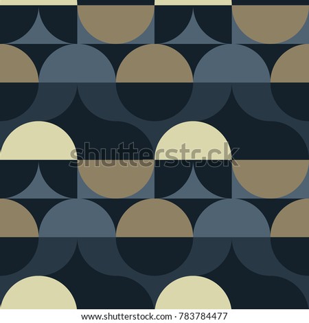 Circles illusion seamless pattern. For print, fashion design, wrapping wallpaper
