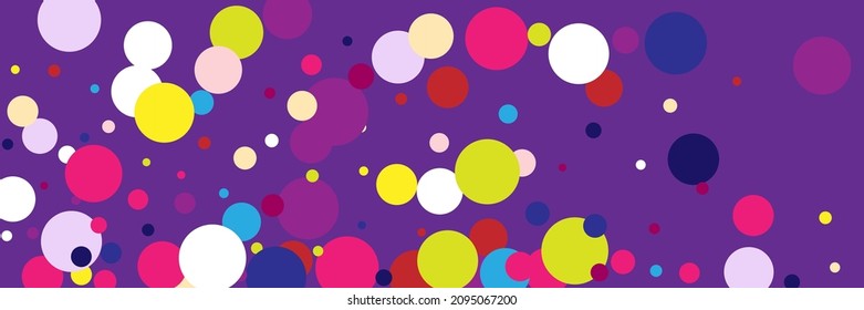 Circles Indigo Bright Red Multicolor Blue Background. Vivid Violet Beige Pink Play Print. Dark Pastel Children Green Vibrant Wallpaper. Rainbow White Purple Color Kids Yellow Textile.