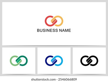 Circles Interlock Attached Together - Logo-Design