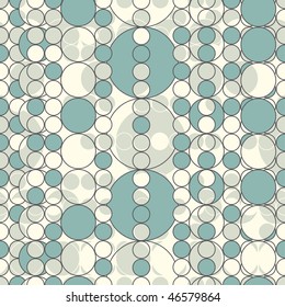 circles lattice pattern in abstract style