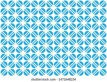 Circles Lined Ornament, Pattern, Vector Background.