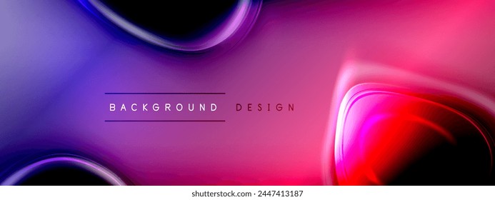 Circles lines and bubbles on bright glowing effect gradient with light and shadow effects. Dynamic interplay of light, shadow and depth. Futuristic and rhythmic technology design