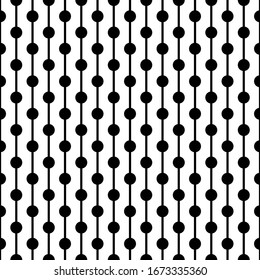 Circles, lines ornament. Ethnic background. Line, circle shapes seamless pattern. Stripes, rounds ornate. Tribal wallpaper. Folk image. Tribe motif. Digital paper, textile print, web design, vector.