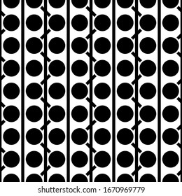 Círculos, líneas adornadas.Fondo geométrico. Línea, formas redondeadas sin problemas. Estriberas, rondas ornamentadas. Imagen popular. Papel pintado étnico. Motivo de la tribu. Papel digital, papel textil, diseño web, vector