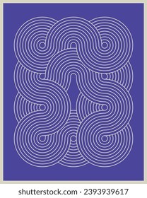 Circles Lines round frame, dynamic vector AI Technology science music concept lines.