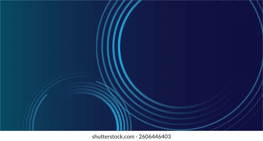 Circles Lines round frame, dynamic vector AI Technology science music concept lines.