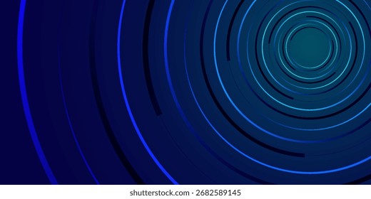 Circles Lines round frame, dynamic vector AI Technology science music concept lines.

