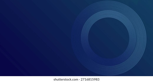 Círculos Líneas de marco redondo, Vector dinámico AI Tecnología ciencia líneas de concepto de música.