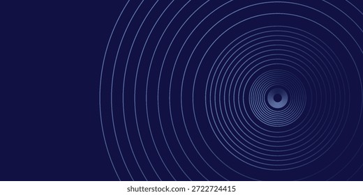 Circles Lines Round Frame, Vektor dinamis AI.