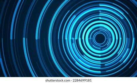 Circles lines round. Technology concept background.