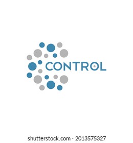 Circles Logo Design. Dots Symbol. Vector Illustration.