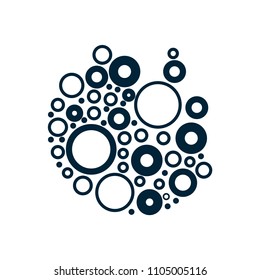 Circles logo, illustration, vectors