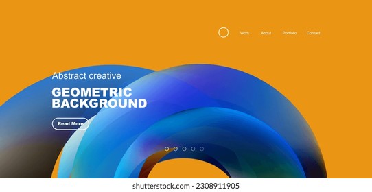 Círculos de fondo abstracto mínimo. Concepto técnico o empresarial, patrón para papel tapiz, banner, fondo, página de aterrizaje, arte mural, invitación, impresiones