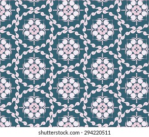 Circles Modern abstract ornament pattern. Vector