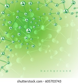 Circles Network,Vector Illustration,Graphic Design Background.Social Media Marketing Concept