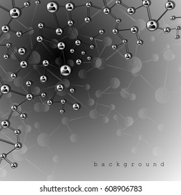 Circles Network,Vector Illustration,Graphic Design Background.Social Media Marketing Concept