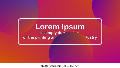 Kreise auf abstrakten Cover-Design Rot Lila Tapete für Web-Seite Banner Vorlage