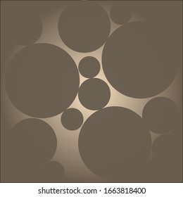 
círculos sobre un vector de fondo oscuro