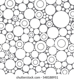 Circles on a grey background
