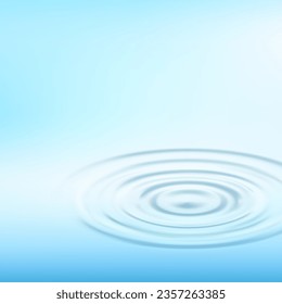 círculos sobre el agua de caídas