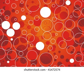 circles orbit seamless pattern background, vector illustration