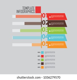 circles and other elements for infographic. Template for cycle diagram, graph, presentation and round chart. Business concept with 5 options, parts, steps or processes.