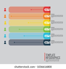 circles and other elements for infographic. Template for cycle diagram, graph, presentation and round chart. Business concept with 5 options, parts, steps or processes.